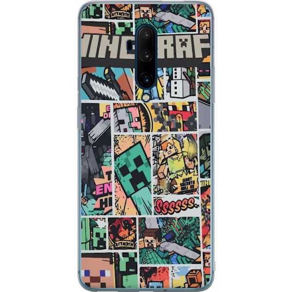 OnePlus 7T Pro Läpinäkyvä kuori Minecraft Taide