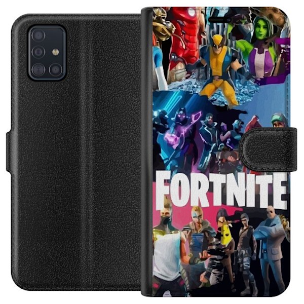 Samsung Galaxy A51 Tegnebogsetui Fortnite