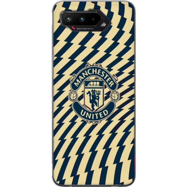 Asus ROG Phone 5 Läpinäkyvä kuori Manchester United F.C.