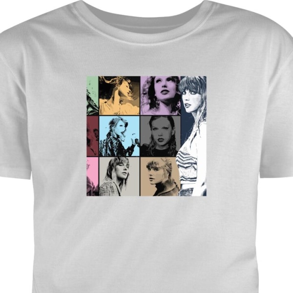 T-shirt för Vuxen | Klassisk Vuxen-T-shirt Taylor Swift grå L