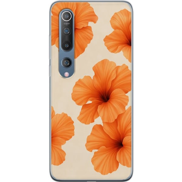 Xiaomi Mi 10 5G Läpinäkyvä kuori Papaya Punch