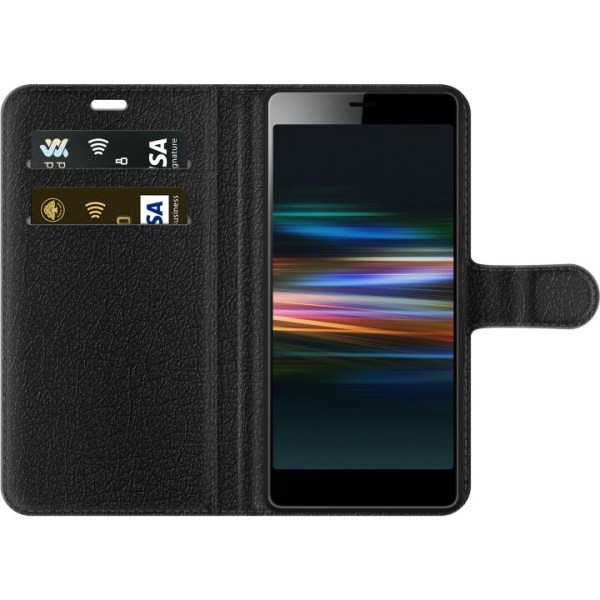 Sony Xperia L3 Plånboksfodral Färgglada tassar