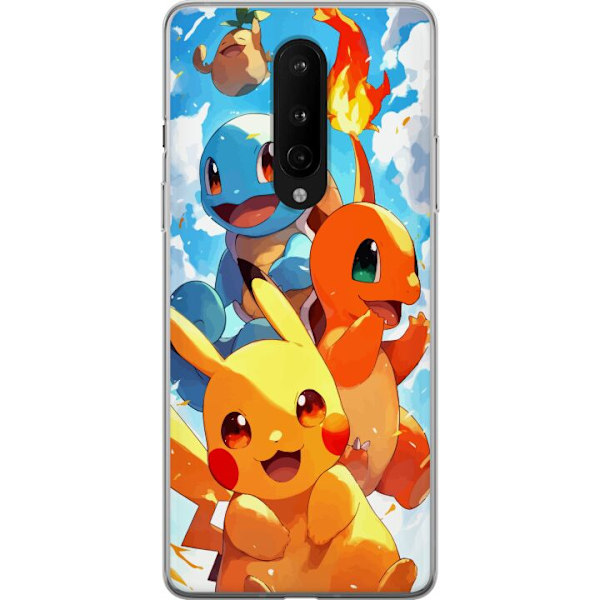 OnePlus 8 Läpinäkyvä kuori Pocket Creatures - innoittanut P