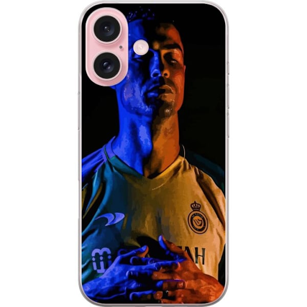 Apple iPhone 16 Gjennomsiktig deksel Cristiano Ronaldo