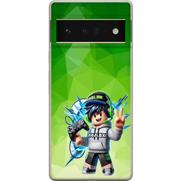 Kompatibelt Mobildeksel til Google Pixel 6 Pro Spelande avatarfigur grønn