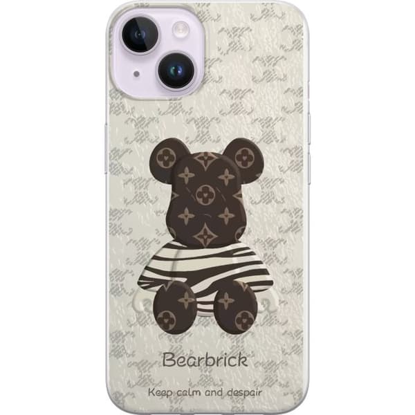 Kompatibelt Mobildeksel til Apple iPhone 14 Bearbrick Design Lekefigur Samlerobjekt
