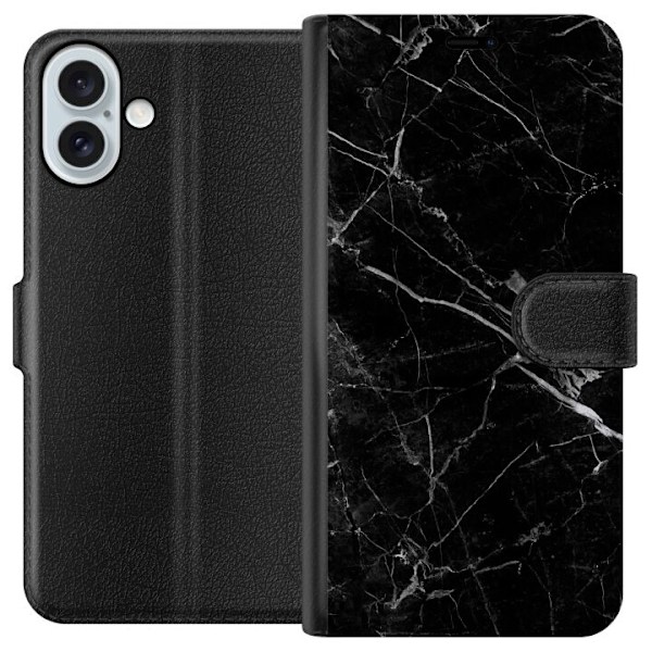 Apple iPhone 16 Plus Tegnebogsetui Marmor