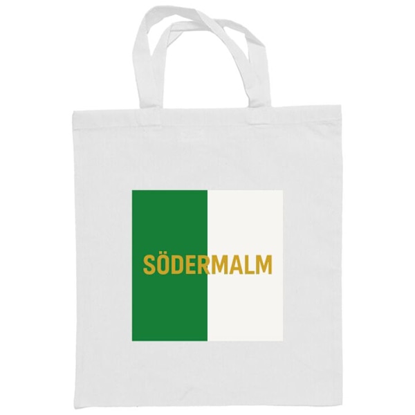 Mulepose | Holdbar Indkøbstaske i Stof Södermalm - fodbold Hvid one size