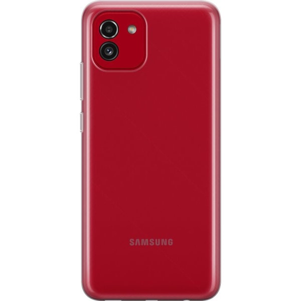 Samsung Galaxy A03 Läpinäkyvä Kuoret TPU