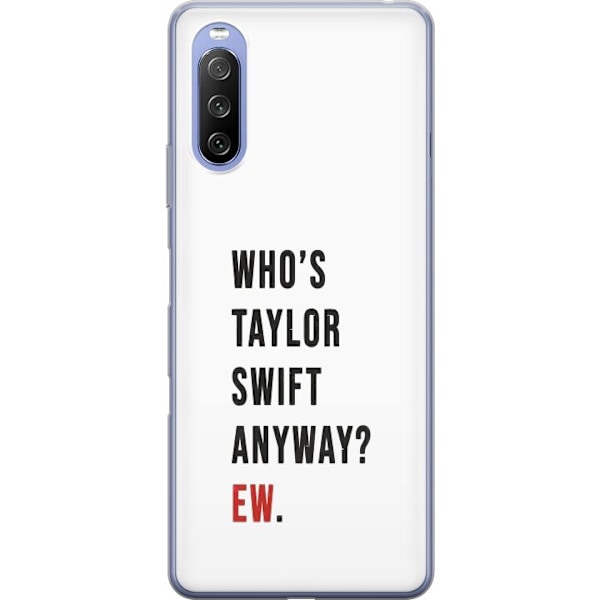 Sony Xperia 10 III Lite Läpinäkyvä kuori Taylor Swift