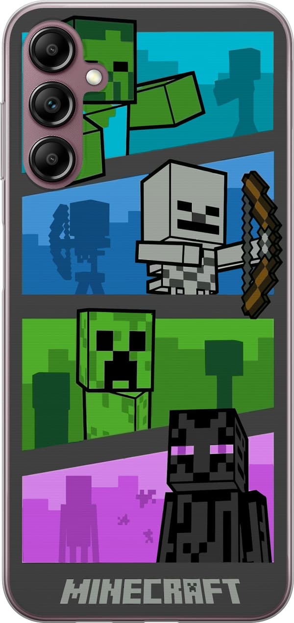 Kompatibelt Mobilskal till Samsung Galaxy A14 5G Minecraft