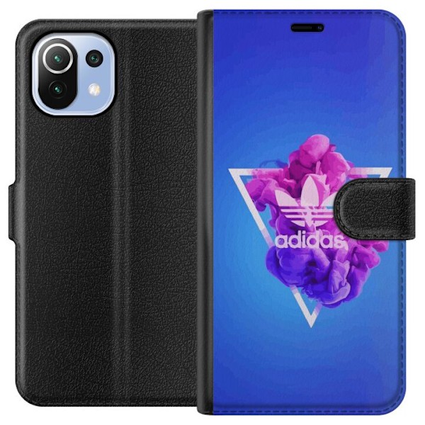 Xiaomi Mi 11 Lite Lompakkokotelo Adidas-inspiroitunut sininen
