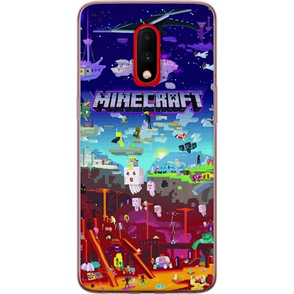 OnePlus 7 Genomskinligt Skal Minecraft