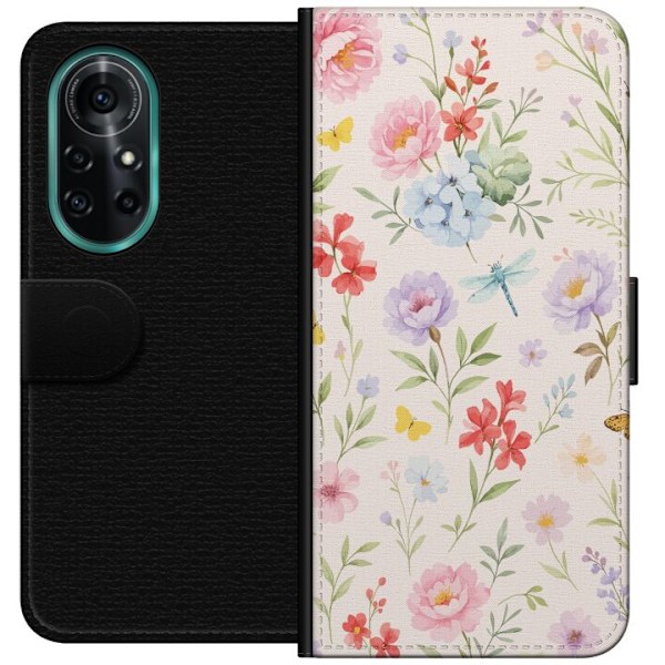 Huawei nova 8 Pro Lommeboketui Blomster