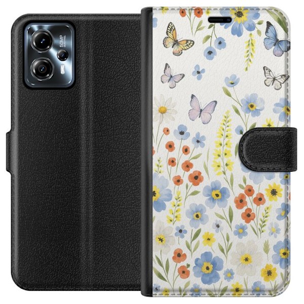 Motorola Moto G13 Tegnebogsetui Sommerblomster