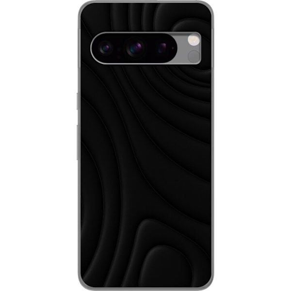 Google Pixel 8 Pro Läpinäkyvä kuori Tummat Aallot