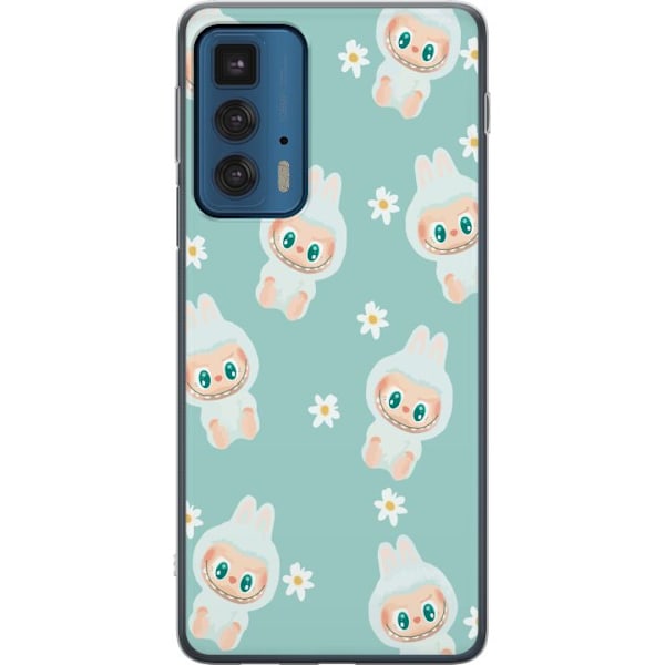 Motorola Edge 20 Pro Genomskinligt Skal Labubu Candy Vibes –