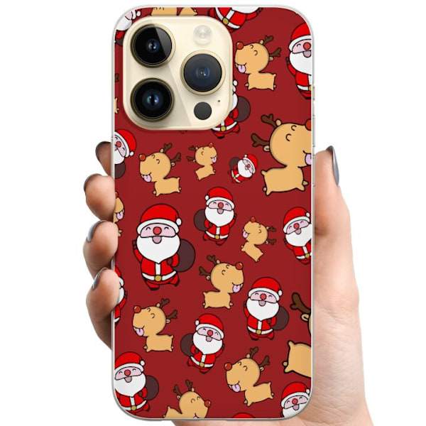 Apple iPhone 15 Pro TPU Mobilskal God Jul - Mönster