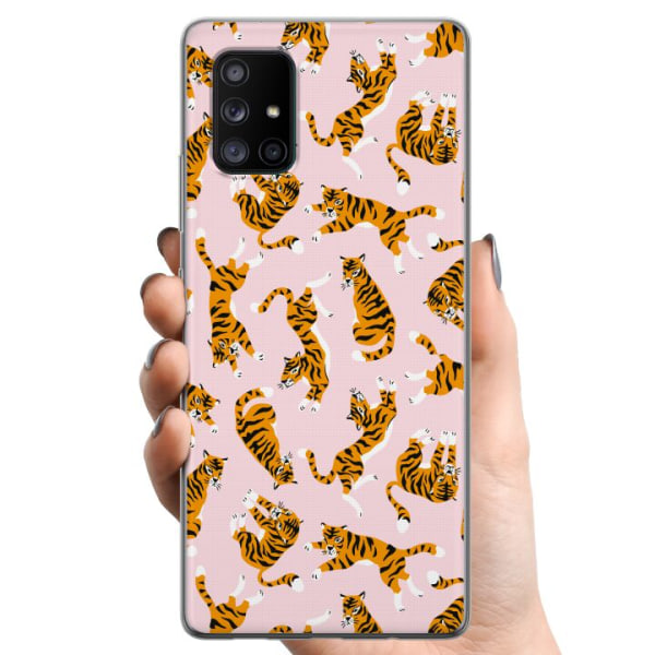 Samsung Galaxy A71 5G TPU Mobilcover tiger