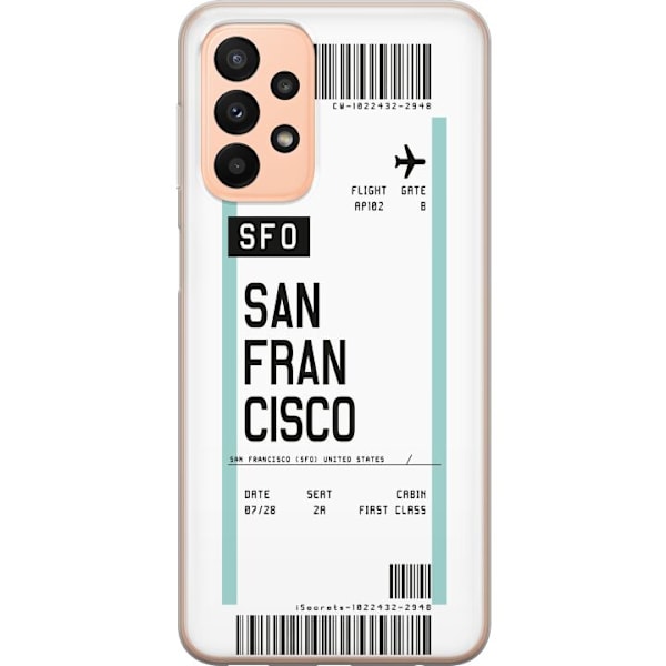 Samsung Galaxy A23 Genomskinligt Skal San Francisco