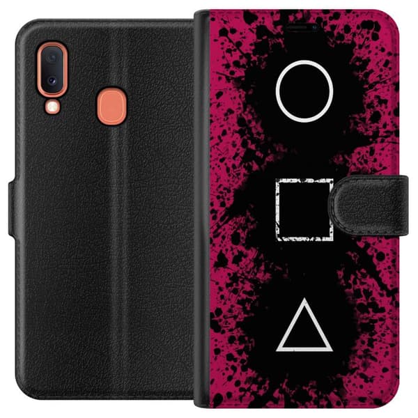 Kompatibelt Plånboksfodral till Samsung Galaxy A20e Squid Game 2 - Vem är du?