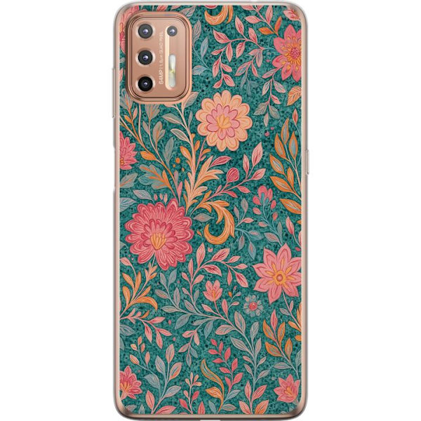 Motorola Moto G9 Plus Gennemsigtig cover Floral Dream