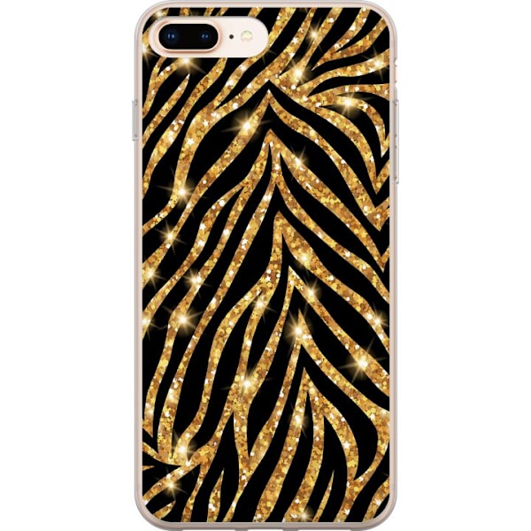 Apple iPhone 7 Plus Deksel / Mobildeksel - Gull & Glitter