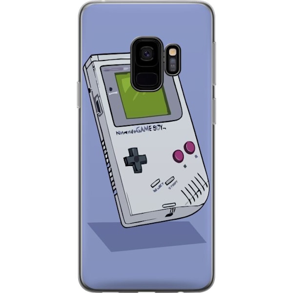 Samsung Galaxy S9 Gennemsigtig cover Game Boy Lilla