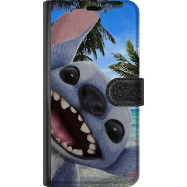 Samsung Galaxy A14 5G Plånboksfodral Stitch mobilskal med Palmer i söt vänskapsdesign