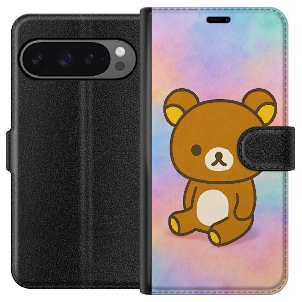 Google Pixel 9 Pro XL Tegnebogsetui Kawaii Sanrio Rilakkuma