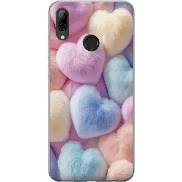 Huawei P smart 2019 Genomskinligt Skal Hjärtan Kärlek Grafisk Design Romantiskt Motiv Populärt Symbol Grafiskt Mönster Dekoration
