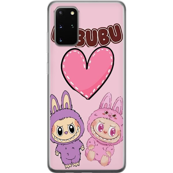 Samsung Galaxy S20+ Gjennomsiktig deksel Labubu Pink Monster