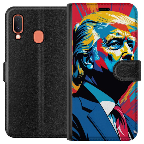 Samsung Galaxy A20e Lompakkokotelo Trump