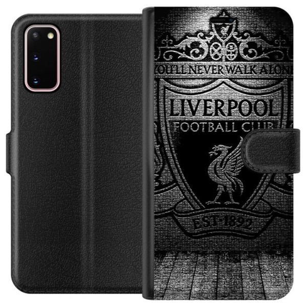 Samsung Galaxy S20 Lompakkokotelo Liverpool FC