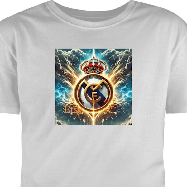 Børne T-shirt | Behagelig T-shirt til Børn Real Madrid grå 12-13 År