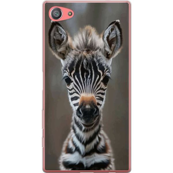 Sony Xperia Z5 Compact Läpinäkyvä kuori Giraffi Eläinaihe Afrikka Luonto Graafinen Kuva Savanni Villieläimet Suosittu Seinätaide Eksoottinen Tee