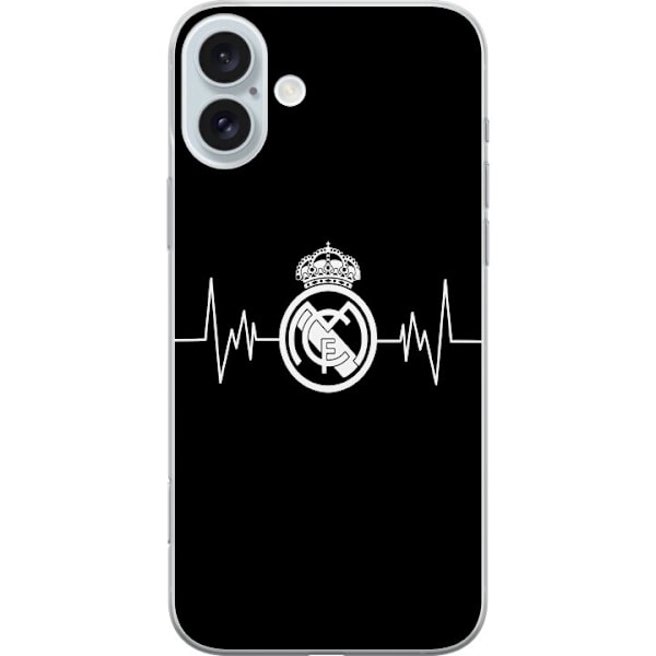 Apple iPhone 16 Plus Genomskinligt Skal Real Madrid CF