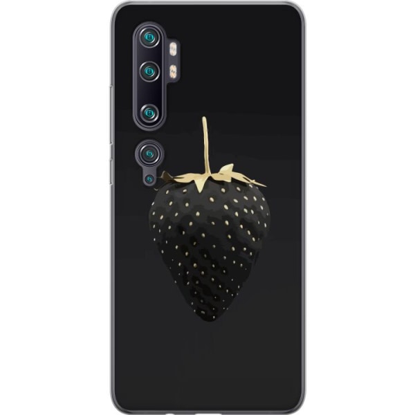 Xiaomi Mi Note 10 Pro Gennemsigtig cover Luksus Jordbær