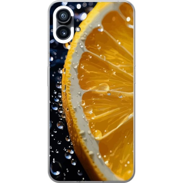 Nothing Phone (1) Läpinäkyvä kuori Appelsiini