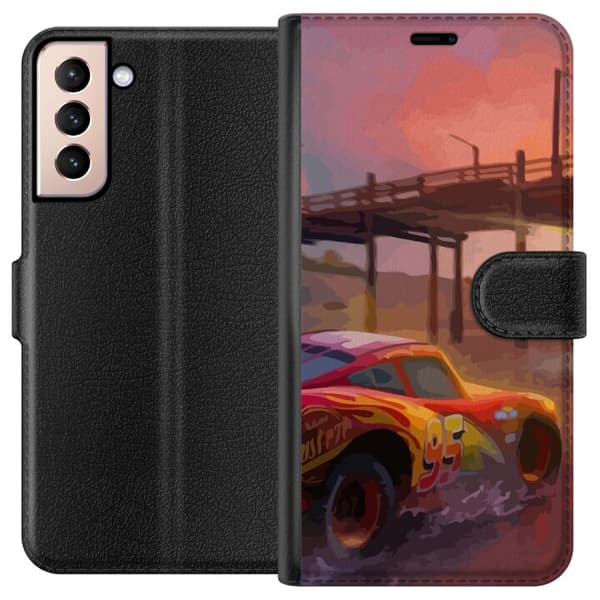 Kompatibelt Plånboksfodral till Samsung Galaxy S21 Blixten McQueen