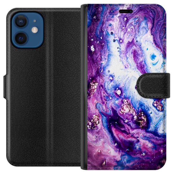 Kompatibelt Plånboksfodral till Apple iPhone 12 mini Lila