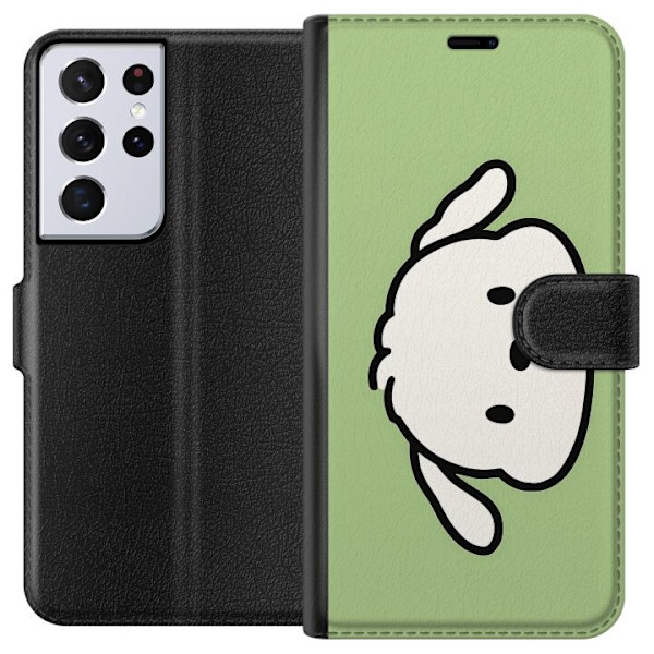 Samsung Galaxy S21 Ultra 5G Lompakkokotelo Snoopy Flip