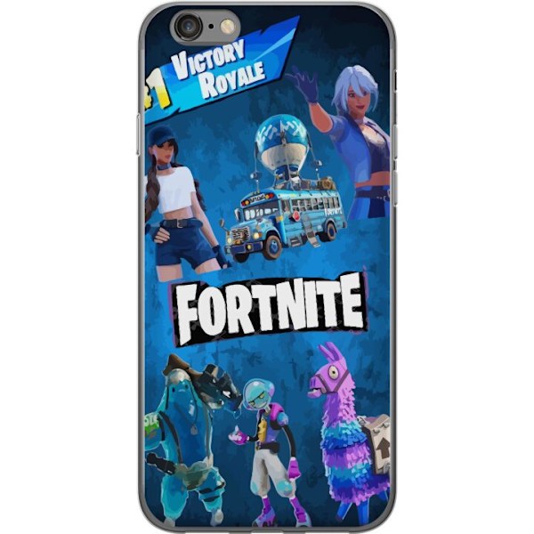 Apple iPhone 6 Gennemsigtig cover Fortnite