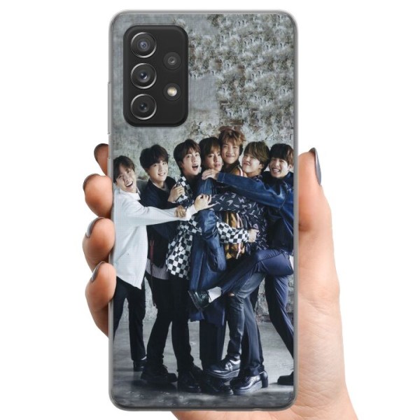 Samsung Galaxy A52 5G TPU Matkapuhelimen kuori K-POP BTS