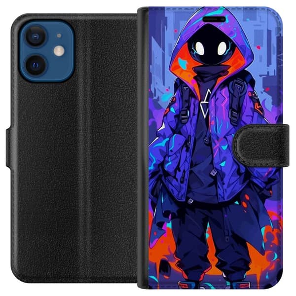 Kompatibelt Plånboksfodral till Apple iPhone 12 mini Anime