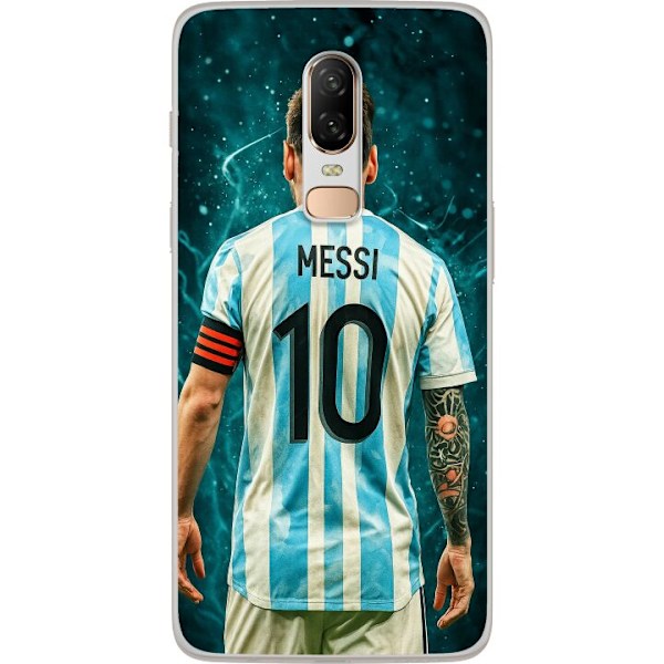 OnePlus 6 Genomskinligt Skal Messi