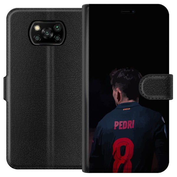 Xiaomi Poco X3 NFC Plånboksfodral Pedri FC Barcelona Fotboll