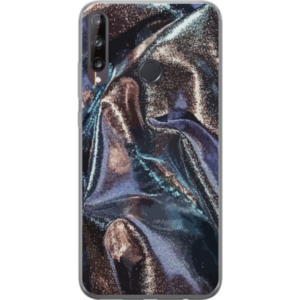 Huawei P40 lite E Genomskinligt Skal Glitter / Silke