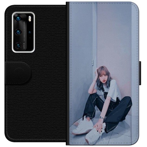Huawei P40 Pro Tegnebogsetui Lisa from Blackpink – K-pop Style Icon