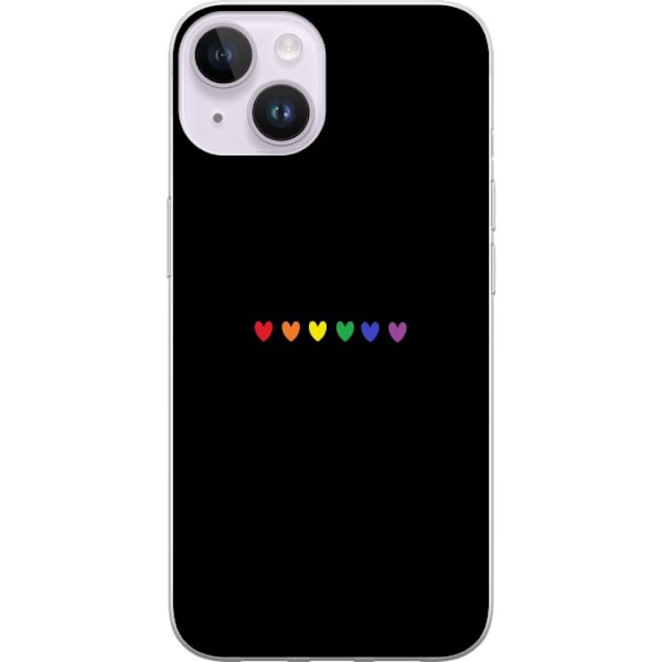 Apple iPhone 14 Cover / Mobilcover - Stolt Hjerter